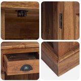Ormarić za pohranu Smeđa 65 x 30 x 75 cm Čvrsto teak drvo | shoptok.hr
