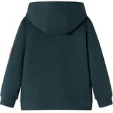  Dječja majica s kapuljačom tamnozelena 92 | shoptok.hr