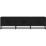 vidaXL TV ormarić crni 150x35x41 cm Konstruirano drvo i metal | shoptok.hr
