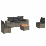  6-dijelni set vrtnih sofa s jastucima od poliratana | shoptok.hr
