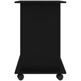  Stol za računalo crni 80 x 50 x 75 cm od konstruiranog drva | Shoptok.si