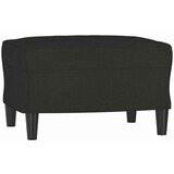  Trosjed s tabureom crni 180 cm od tkanine | shoptok.hr