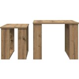  Set kavno mizico 2 pcs Umetni hrast Konstruiran les, (5000120258) | Shoptok.si