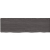 Stolna ploča tamnosiva 200 x 60 x (2-4) cm obrađena hrastovina | shoptok.hr