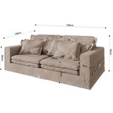 Ropez Svjetlo smeđa sofa 236 cm Nora – | shoptok.hr