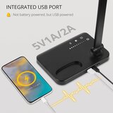 IVICT LED namizna svetilka z dvojno vrtljivo roko in USB polnjenjem | Shoptok.si