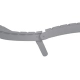  Ležaljke za sunčanje 2 kom sive 184x55x64 cm Puno drvo bagrem | shoptok.hr