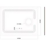 Linni ogledalo za kupatilo 1020 led 60x80 | ePonuda.com