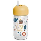 Suavinex Forest Straw Trainer Cup steklenička za otroke s slamico 18 m+ Yellow 340 ml Cene