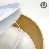  LED plafonsko svetlo SIRJA LED/36W/230V, prečnik 45 cm, braon/zlatno | Eponuda.com