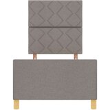 vidaXL Postelja Taupe 80x200 cm, Tkanina, (22048859) | Shoptok.si