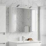 Kopalniška ogledalna omara Bela 73,5 x 16 x 62,5 cm, (5000232885) | Shoptok.si