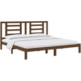  Posteljni okvir medeno rjav iz trdne borovine 200x200 cm, (20647688) | Shoptok.si