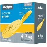Rebel Active lateks traka za vježbanje - Power Band PL-1, žuta 4-7 kg | shoptok.hr