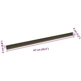  Profili za rubove stepenica 10 pcs Šampanjca 67 x 3 x 2 cm | Eponuda.ba