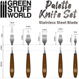 Green Stuff World Palette Knife Tools Set x5 | Set modelarskih špahtli x5 | Eponuda.com