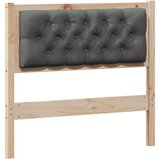  Uzglavlje Ostalo smeđe i tamnosivo 90 cm Masivna borovina | shoptok.hr