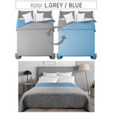 Tutumi Dvostrano prošiveni prekrivač Diamante L.Grey / Blue | shoptok.hr