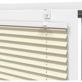 vidaXL Plisirana roleta krem 75x150 cm širina tkanine 74,4 cm | shoptok.hr