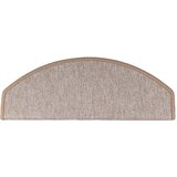  Prostirke za stepenice 15 kom 65x24x4 cm svijetlosmeđe poluokrugle velike | Shoptok.si