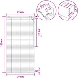  Venecijanska roleta Crna 70 x 160 cm 35 mm | shoptok.hr