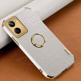 INORCO Za Realme 10 Pro 5G Ring Kickstand Electroplating telefonska torbica TPU prevleka iz PU usnja, (22036301) | Shoptok.si