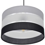  Luster na sajli HELEN 1xE27/15W/230V, prečnik 35 cm, crna/siva/srebrna | Eponuda.com