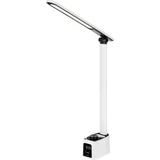 namizna LED svetilka 1019, ura, USB