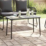  Stol za vrt Crna 80 x 40 x 45 cm poliratan | shoptok.hr
