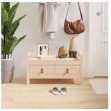  Klop za predsobo 80x40x43 cm trdna borovina | Shoptok.si