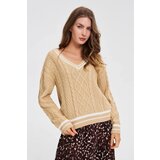 Marisse WOMEN'S SWEATER Z-SW-4828 BEIGE Cene
