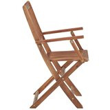  Zložljivi zunanji stoli 4 kosi trden akacijev les, (20661102) | Shoptok.si