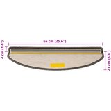  Samoljepljivi otirači za stepenice 30 kom 65x21x4 cm sivi/bež | shoptok.hr