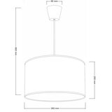  Brilagi - Visilica na sajli VELVET 1xE27/60W/230V Ø 40 cm crna/zlatna | Eponuda.com