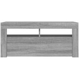 TV ormarić s LED svjetlima boja sivog hrasta sonome 90x35x40 cm | shoptok.hr