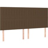  Box spring postelja z vzmetnico temno rjava 180x200 cm blago, (20899893) | Shoptok.si