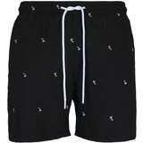 UC Men Black/Palm Embroidered Swim Shorts | shoptok.hr