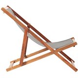 Bonami Essentials siv zložljiv vrtni ležalnik iz akacijevega lesa deck | Shoptok.si