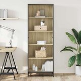 vidaXL Knjižna omara sonoma hrast 60x35x170,5 cm inženirski les | Shoptok.si