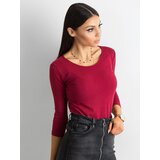 BASIC Feel Good Blouse-RV-BZ-4690.28-burgundy | Shoptok.si