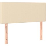 Maison Chic posteljno vzglavje - vzglavna omarica - nočna omarica krem 100x5x78/88 cm blago, (21705065) Cene