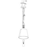 Eglo 43405 - visilica na sajli chertsey 1xE27/60W/230V | Eponuda.com
