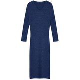 Trendyol Navy Blue Maxi Knit Wool Basic Dress | Eponuda.ba