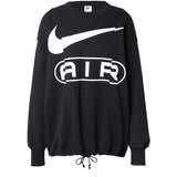 Nike Sportswear W NSW AIR OOS FLC CREW, ženski duks, crna FN1897 cene