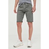 Pepe Jeans Jeans kratke hlače Callen moške, zelena barva | Shoptok.si