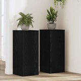  Stalak za biljke 2 pcs Crni hrast 30 x 30 x 70 cm | shoptok.hr