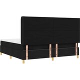 Box spring krevet s madracem Crna 200 x 200 cm tkanina | shoptok.hr
