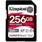 Kingston 256GB SD Canvas React Plus (SDXC Class 10 UHS-II U3) (SDR2/256GB) memorijska kartica | shoptok.hr