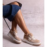 Gemre Beige sneakers with mirror insert Kollins | shoptok.hr