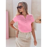 DStreet Bluzka damska one size prążkowana KISS LOOK różowa | Shoptok.si